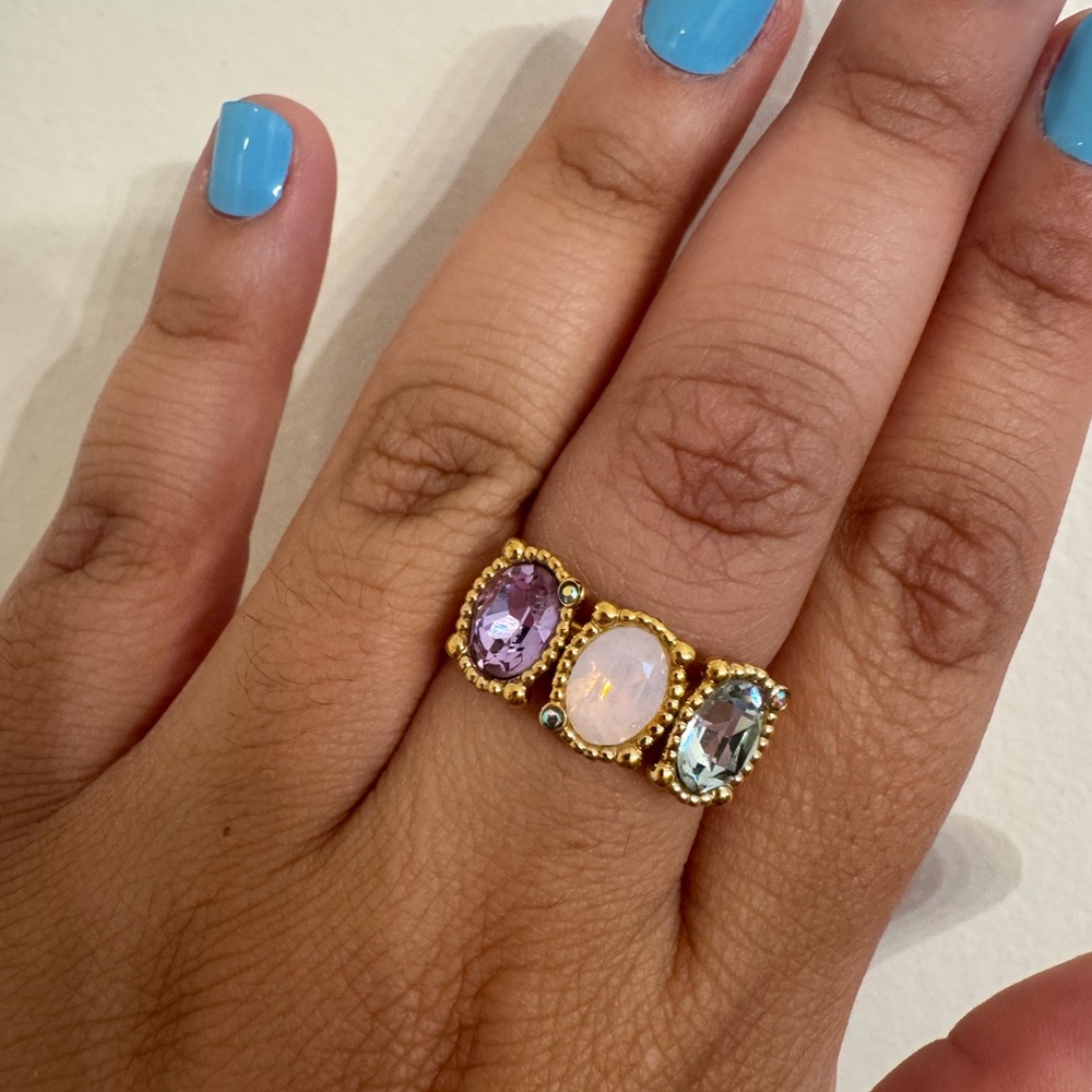 Swarovski Gold Ring